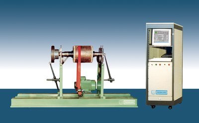 belt drive balancing machine